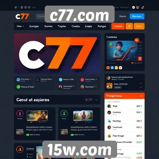 Avaliação da interface de usuário do c77.com